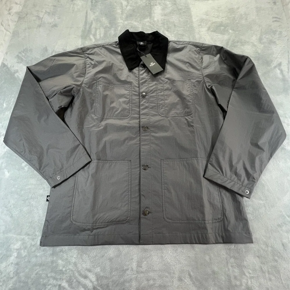 100 Thieves x Jujutsu Kaisen Mens Jacket 2XL Gray Nylon Anime Gojo Streetwear